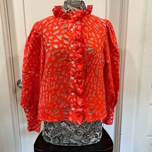 Rooey Knots red jacket/overlay